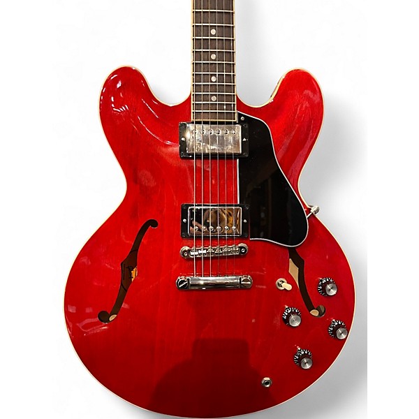 Used 2022 Gibson ES335 Cherry Hollow Body Electric Guitar