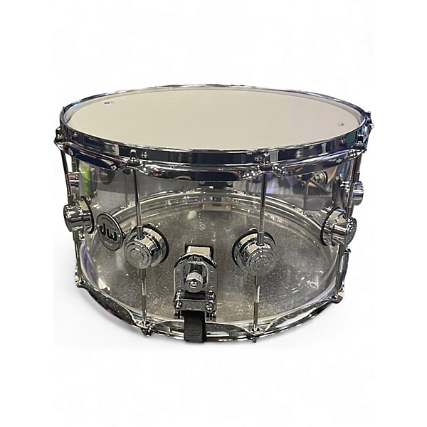 Used DW 14in ANNIVERSARY ACRYLIC Clear Drum