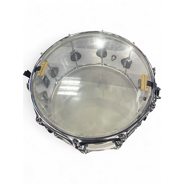 Used DW 14in ANNIVERSARY ACRYLIC Clear Drum