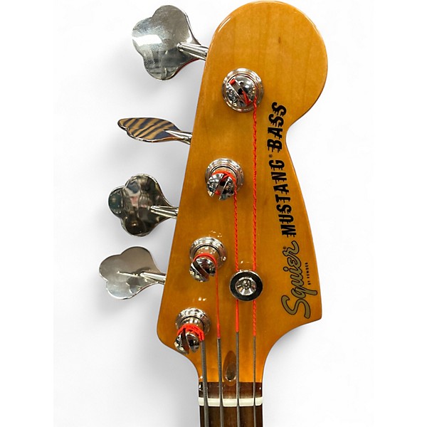 Used Squier Vintage Modified Mustang Bass Seafoam Green Electric Bass Guitar