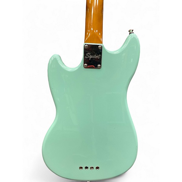 Used Squier Vintage Modified Mustang Bass Seafoam Green Electric Bass Guitar