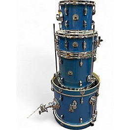 Used PDP by DW 4 Piece NEW YORKER Metallic Blue Drum Kit