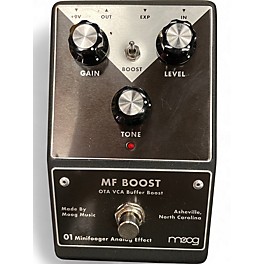 Used Moog Minifooger MF Boost Effect Pedal