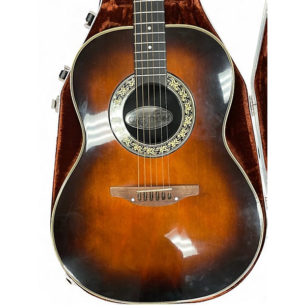 Used Ovation 1111-1 2 Tone Sunburst Acoustic Guitar