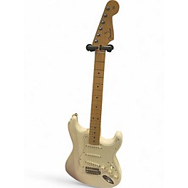 Used Fender Player Stratocaster Alpine White Solid Body Electric Guitar