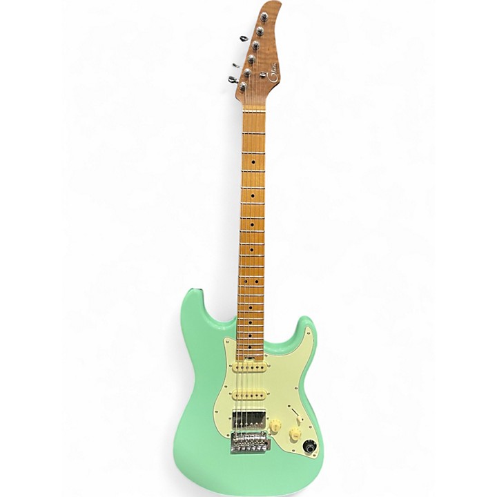 Used Mooer GTRS S801 Sea Foam Green Electric Guitar Pack Sea
