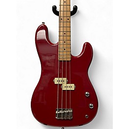 Used Mako LPB1 Red Electric Bass Guitar
