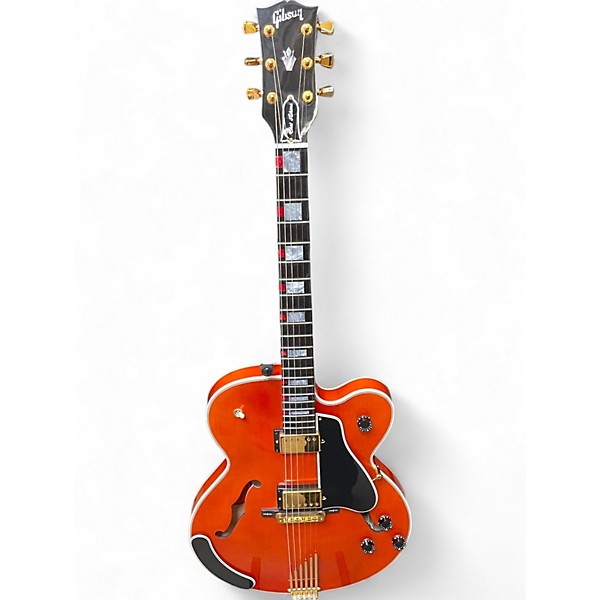 Used Gibson Chet Atkins Fusion Country Gentlman Sunrise Orange Hollow Body Electric Guitar