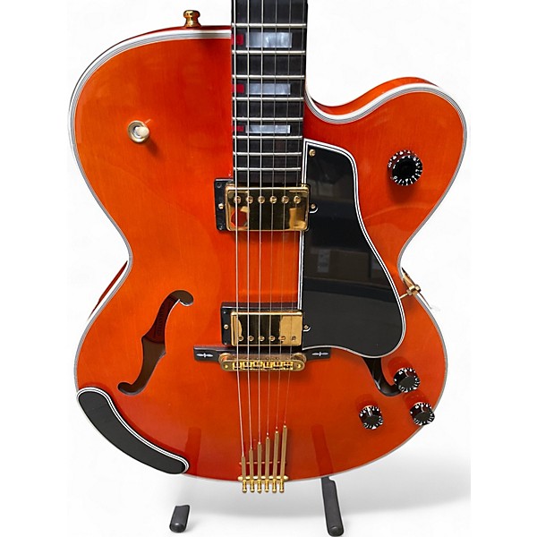 Used Gibson Chet Atkins Fusion Country Gentlman Sunrise Orange Hollow Body Electric Guitar