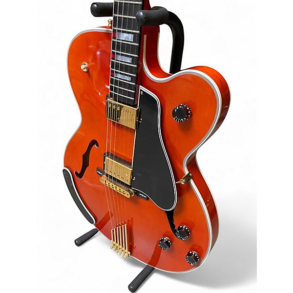 Used Gibson Chet Atkins Fusion Country Gentlman Sunrise Orange Hollow Body Electric Guitar