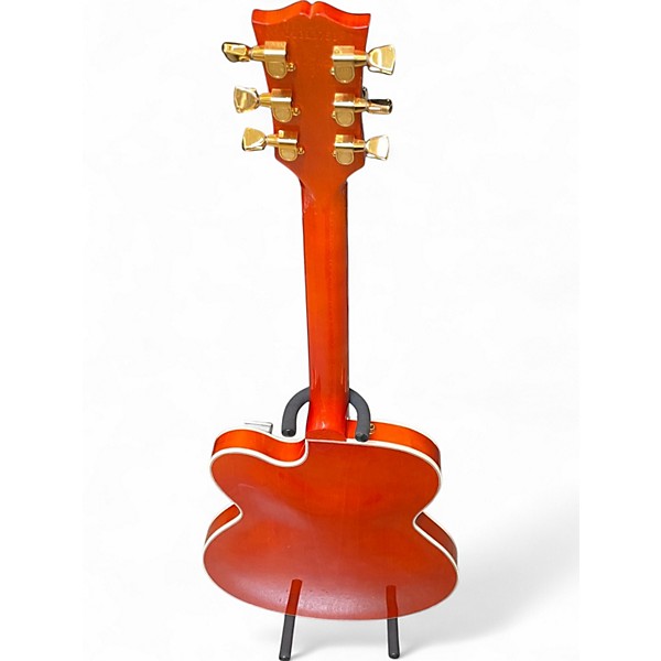 Used Gibson Chet Atkins Fusion Country Gentlman Sunrise Orange Hollow Body Electric Guitar