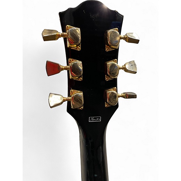 Used Ibanez Custom Black Solid Body Electric Guitar