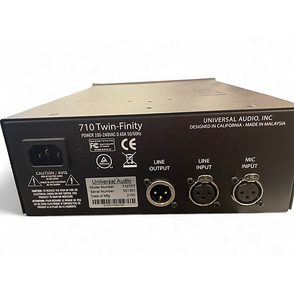 Used Universal Audio 710TF Microphone Preamp