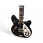 Used Rickenbacker 360 Black Hollow Body Electric Guitar