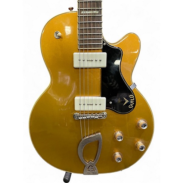 Used Guild M-75G Gold Top Solid Body Electric Guitar