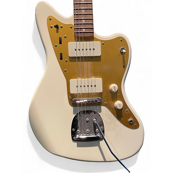 Used Squier J Mascis Jazzmaster Vintage White Solid Body