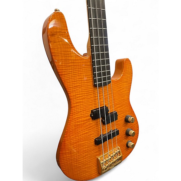 Used Fender Custom Shop 1992 40th anniversary Precision Bass Tiger Orange Electric Bass Guitar
