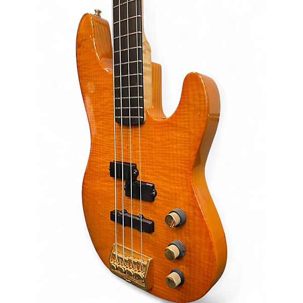 Used Fender Custom Shop 1992 40th anniversary Precision Bass Tiger Orange Electric Bass Guitar