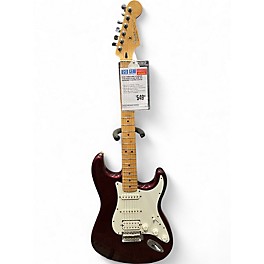 Used Fender MIM Standard Stratocaster HSS Wine Red Solid Body Electric Guitar