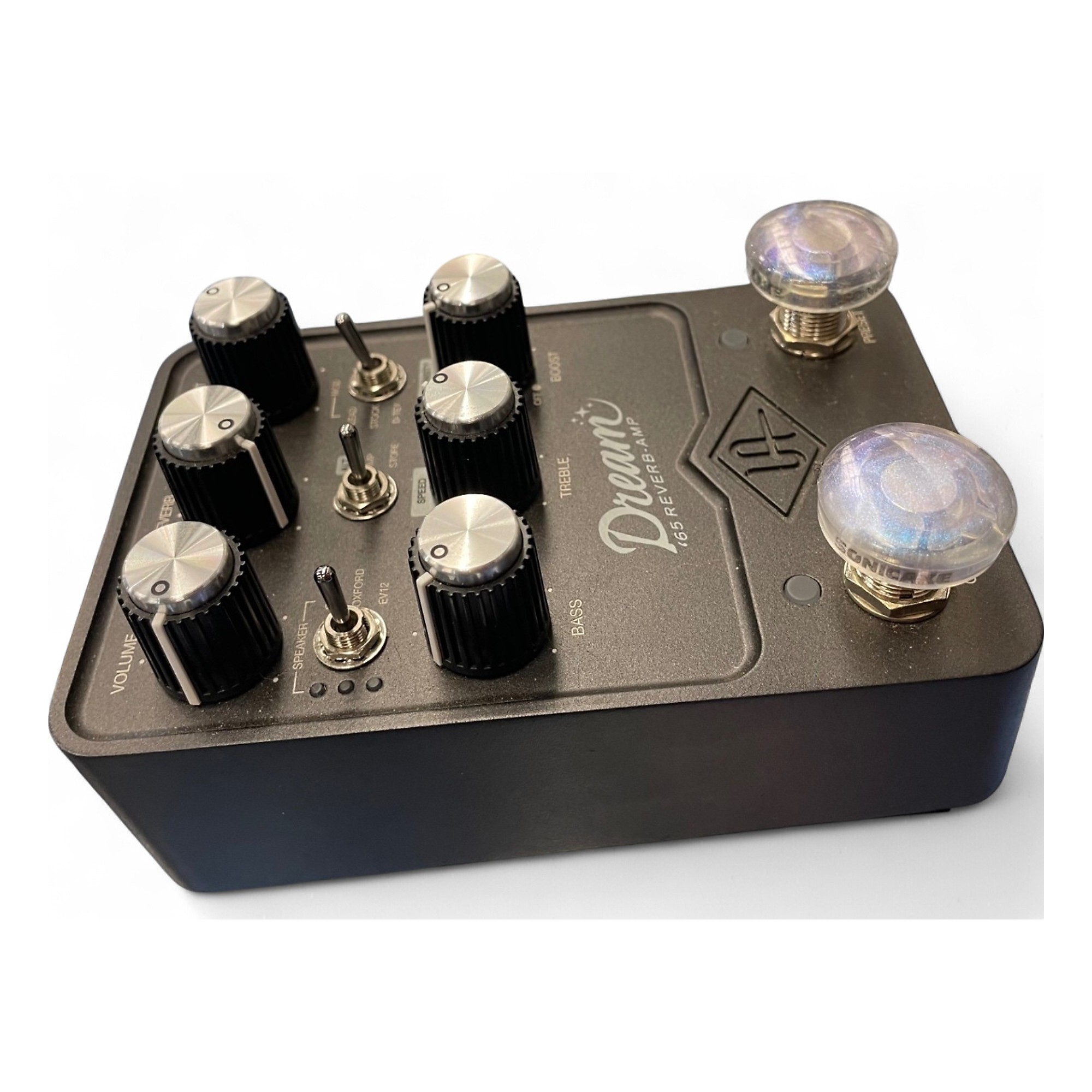uafx Dream‘65 REVERB-AMP Universal Audio Dream '65 Reverb Amplifier Pedal | Sweetwater