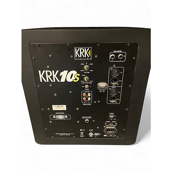 KRK （ケーアールケー）10s サブウーファー Used KRK 10S Subwoofer | Guitar Center