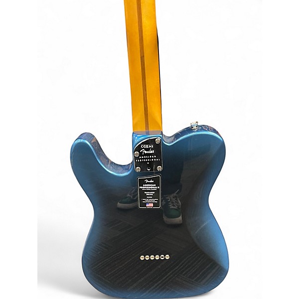 Used Fender American Professional II Telecaster Deluxe DARK NIGHT Solid Body Electric Guitar