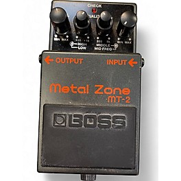 Used BOSS MT2 Metal Zone Distortion Effect Pedal