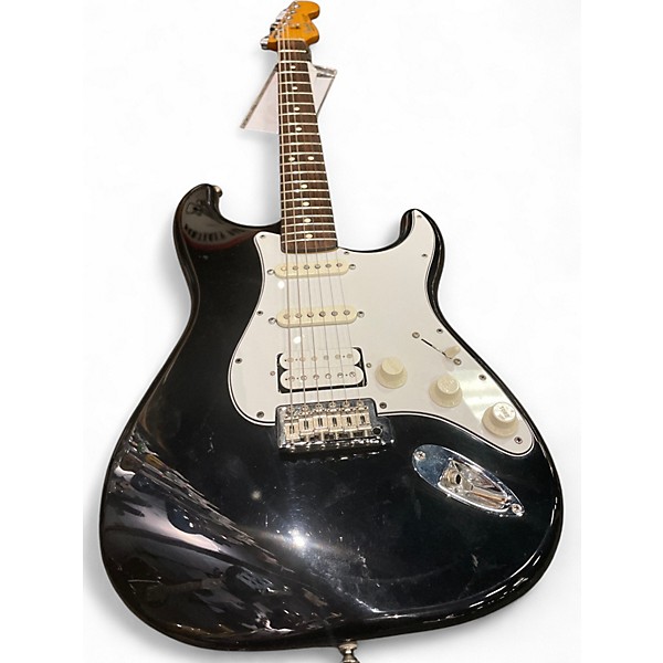 Used Fender Lone Star Stratocaster Black Solid Body Electric Guitar