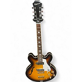 Used Epiphone Casino Vintage Sunburst Hollow Body Electric Guitar