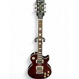 Used Epiphone Les Paul 1960 Tribute Plus Crimson Red Burst Solid Body Electric Guitar