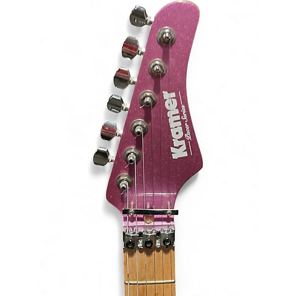 Used Kramer PACER Pink Solid Body Electric Guitar