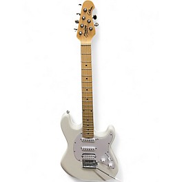 Used Sterling by Music Man cutlass White Solid Body Electric Guitar