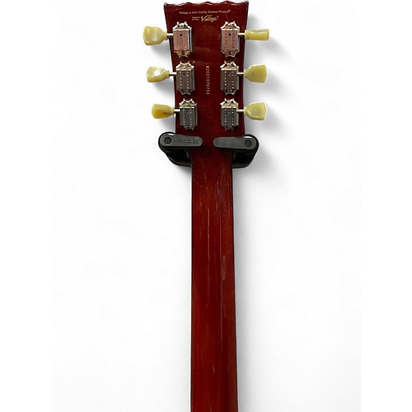 Used Vintage V-100 Lemon Drop 2 Tone Sunburst Solid Body Electric Guitar