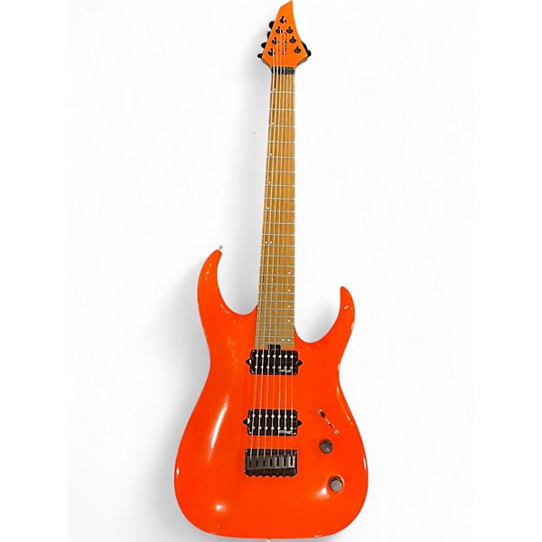 Used Jackson Pro Series Misha Mansoor Signature Juggernaut HT6 Orange Solid Body Electric Guitar