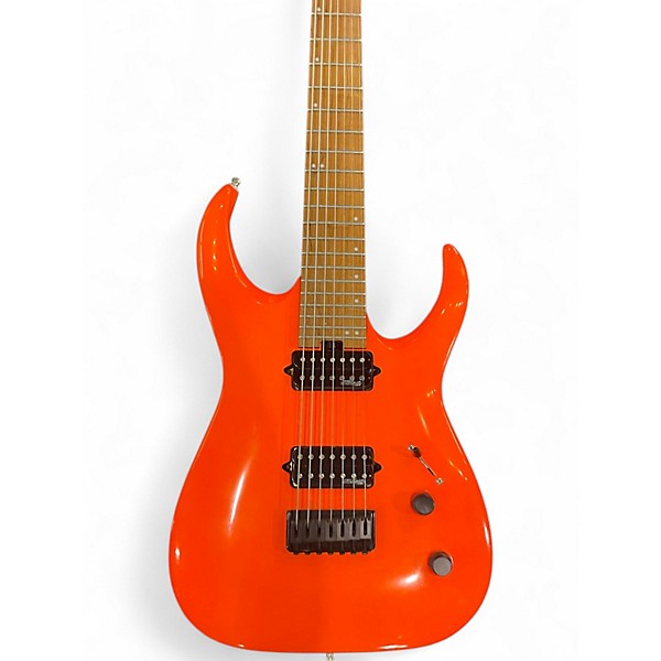 Used Jackson Pro Series Misha Mansoor Signature Juggernaut HT6 Orange Solid Body Electric Guitar