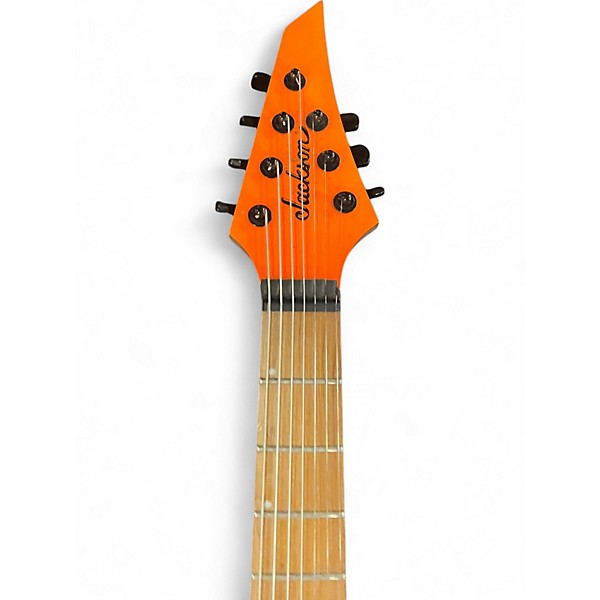 Used Jackson Pro Series Misha Mansoor Signature Juggernaut HT6 Orange Solid Body Electric Guitar