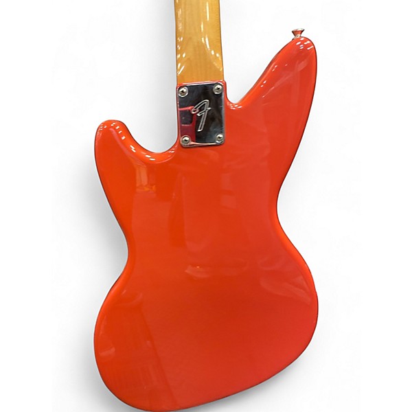 Used Fender Jagstang Fiesta Red Solid Body Electric Guitar