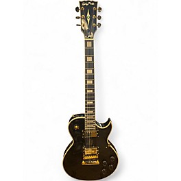 Used Harley Benton sc500 Black and Gold Solid Body Electric Guitar