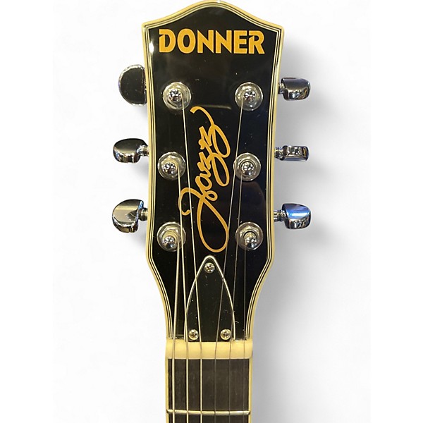 Used Donner djp1000 3 Color Sunburst Hollow Body Electric Guitar