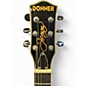 Used Donner djp1000 3 Color Sunburst Hollow Body Electric Guitar