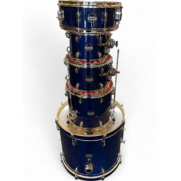 Used Mpaex 5 Piece MARS BLUE Drum Kit
