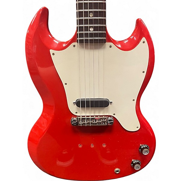 Vintage 1969 Gibson SG Melody Maker Firetruck Red Solid Body Electric Guitar