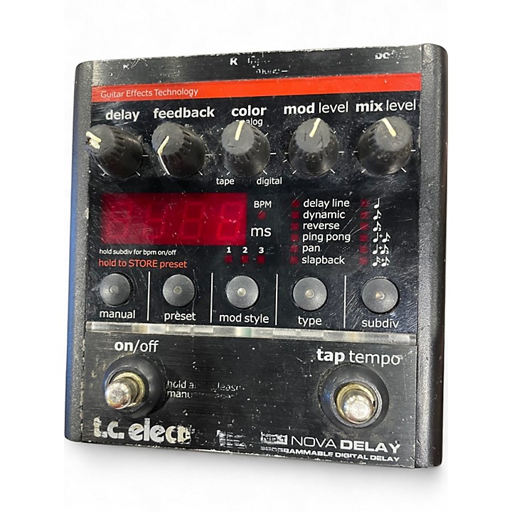 Used TC Electronic ND1 Nova Delay Effect Pedal | Guitar Center Used TC Electronic ND1 Nova Delay Effect Pedal | Guitar Center