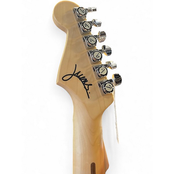 Used Fender  Juanes Luna Stratocaster WHITE Solid Body Electric Guitar