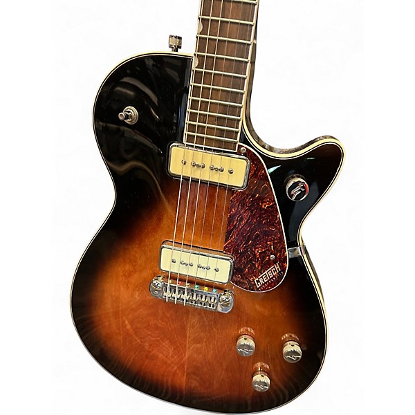 Used 2022 Gretsch Guitars G5210-P90 Electromatic Jet Two 90 Sunburst Solid Body Electric Guitar
