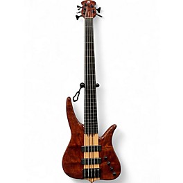 Used 2012 Surine Quest NTVII Fretless Clear Gloss Polyester Electric Bass Guitar