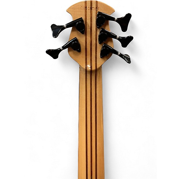 Used 2012 Surine Quest NTVII Fretless Clear Gloss Polyester Electric Bass Guitar