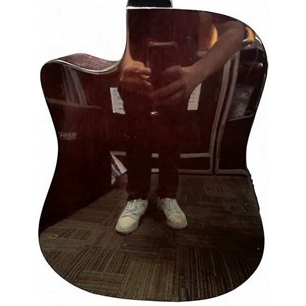 Used Takamine EG530C Natural Acoustic Electric Guitar