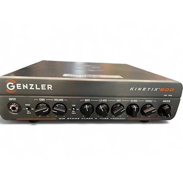 Used Genzler Amplification kinetix 800 Tube Bass Amp Head