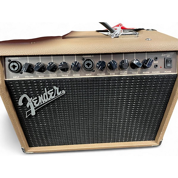 Used Fender Acoustasonic 40 Acoustic Guitar Combo Amp